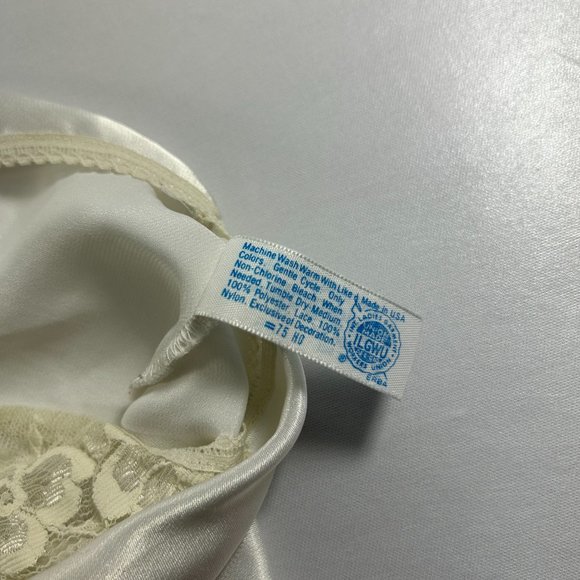Vintage Maidenform Size 38 Something Suitable Tank Camisole Lace White - Picture 5 of 10